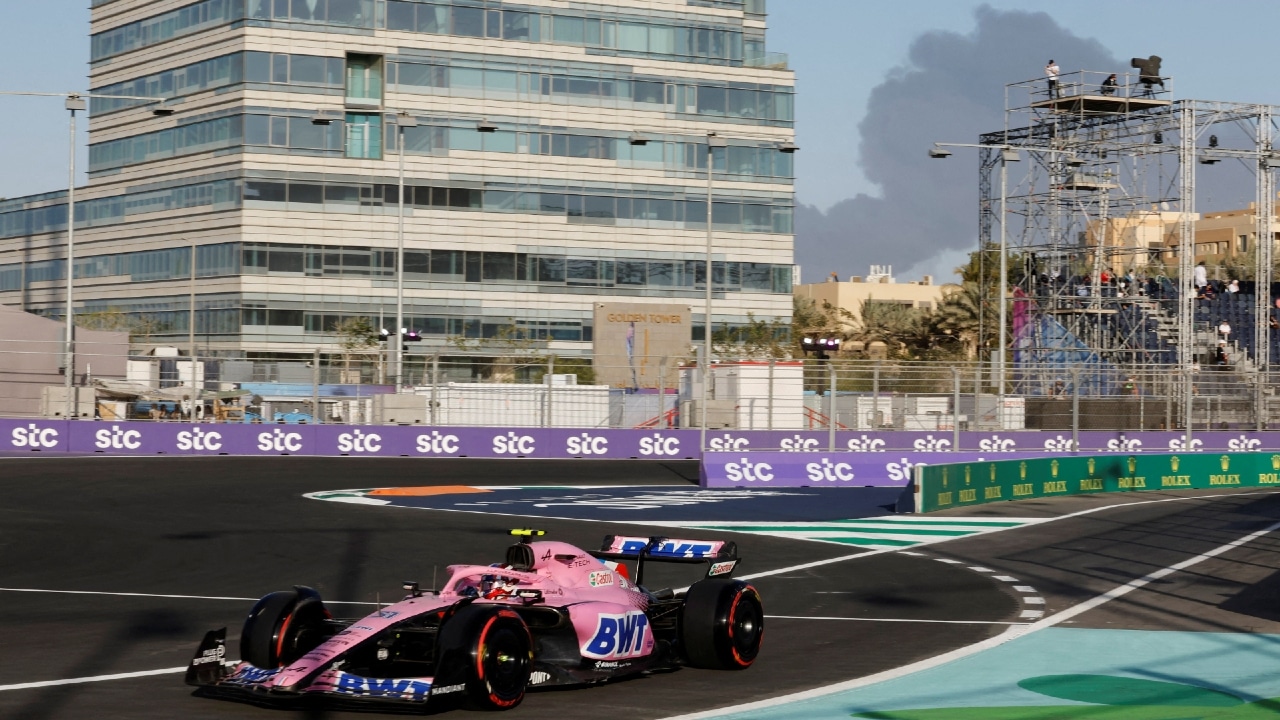 Hubo un incendio petrolero durante la F1 en Arabia Saudita