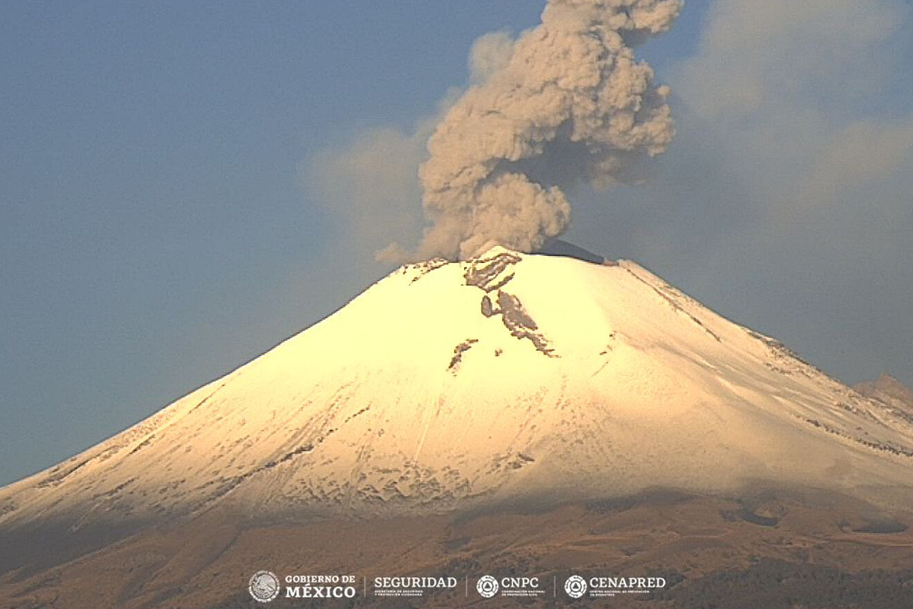 Posible erupción del Popocatépetl