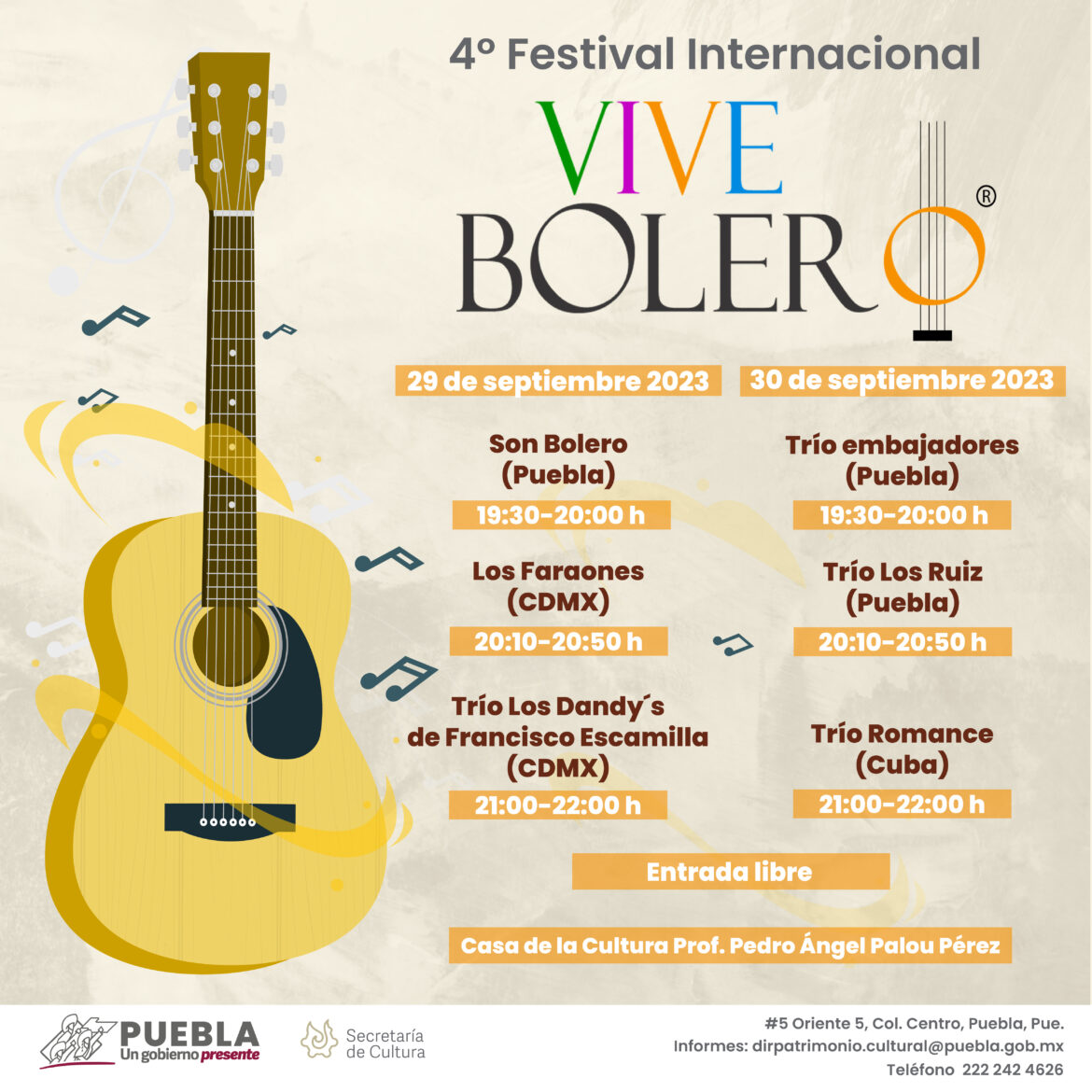 Se lleva a cabo el 4to festival internacional “Vive Bolero”